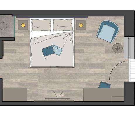 Room plan - Comfort room