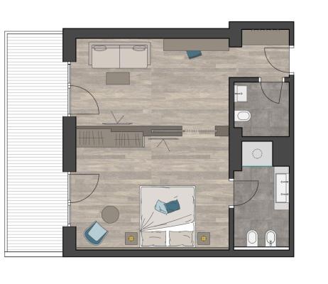 Room plan - Suite Panorama