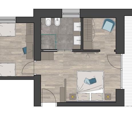Room plan - Family room Superior